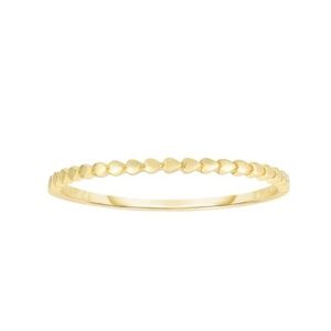 14K Gold Heart Ring- Size 7